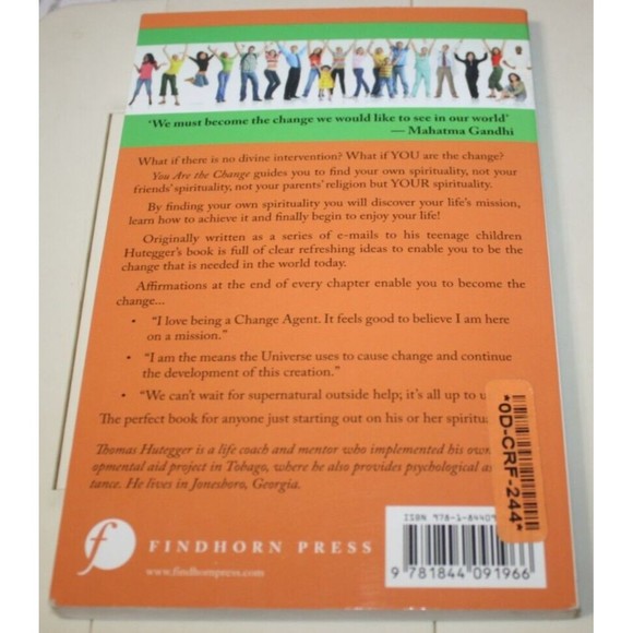 You Are the Change: Find Your Own Spirituality Make Your Life Count SC VGUC - Picture 3 of 3